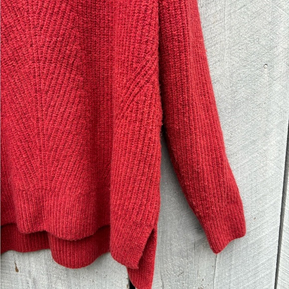Madewell Bulky Burnt Orange Turtleneck Sweater XL - Picture 3 of 10